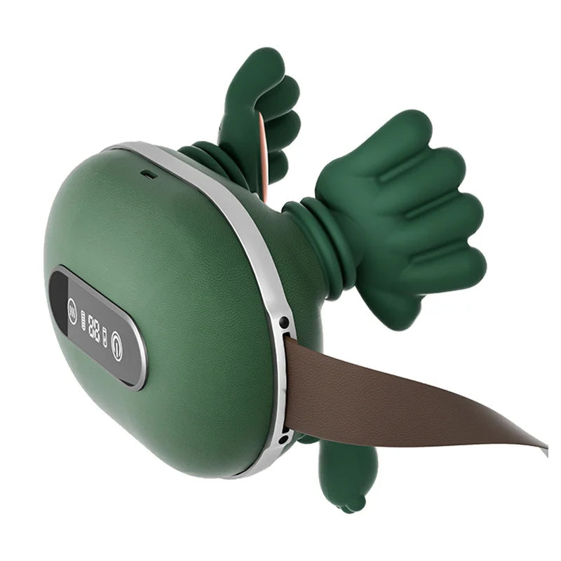 Finger Pressure Neck Massager Heated Back and Shoulder Massager Electric Kneading Neck Deep Massage Muscle Relax