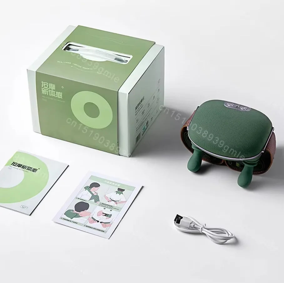 Finger Pressure Neck Massager Heated Back and Shoulder Massager Electric Kneading Neck Deep Massage Muscle Relax